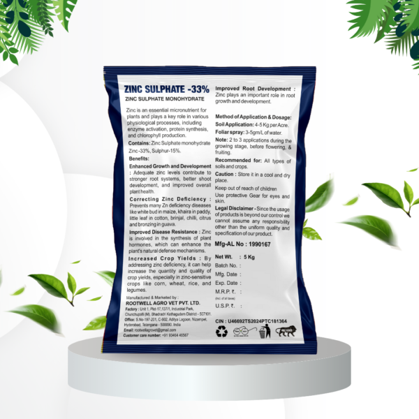 Rootwell Zinc Sulphate - 33% - Image 2